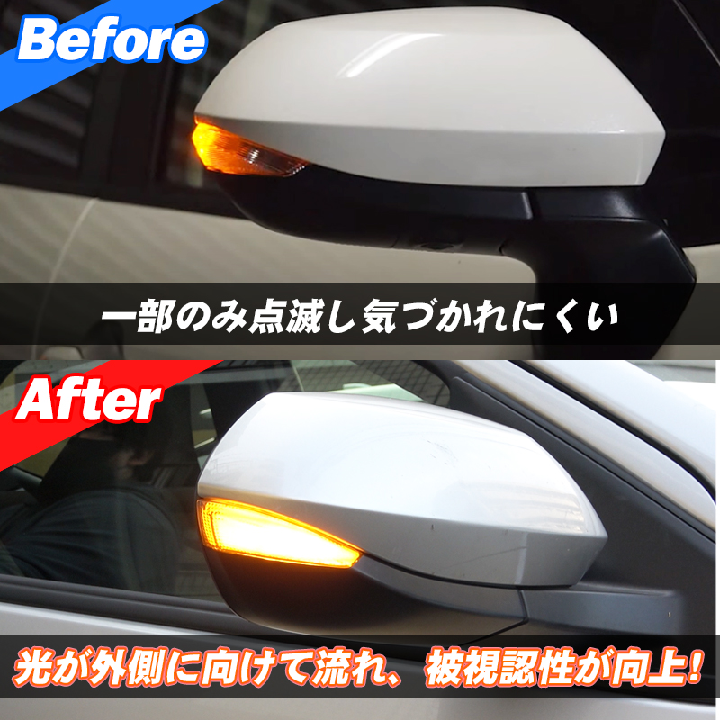 TOYOTA汎用 カローラ/シエンタ/アクア ドアミラー シーケンシャル ...