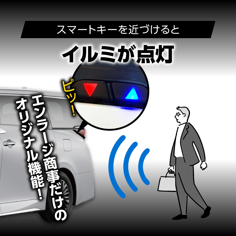 TOYOTA アルファード／ヴェルファイア 40系 専用 LEDリアゲート