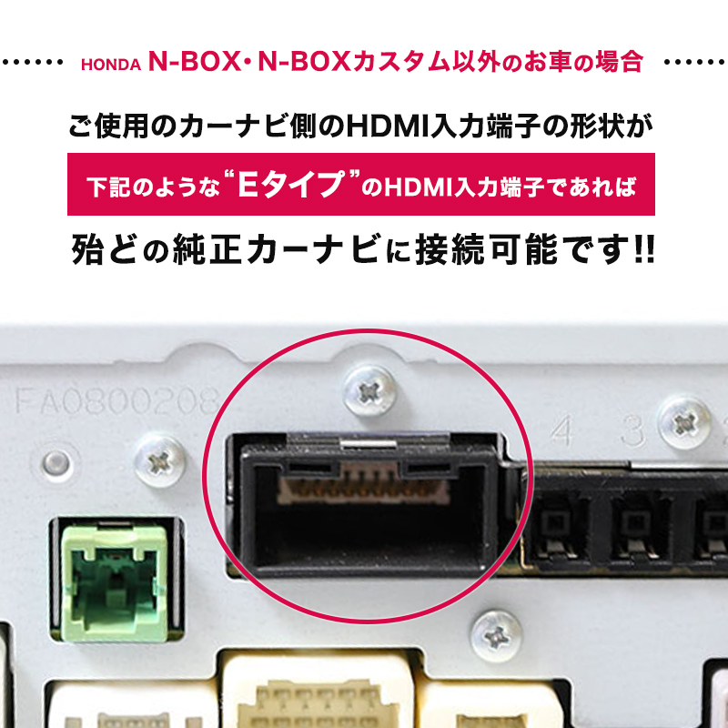 HDMI2.0 Eタイプ Aタイプ 変換ケーブル 1.5ｍ仕様説明