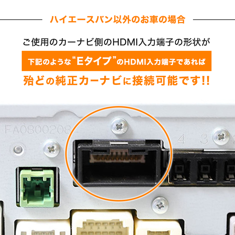 HDMI2.0 Eタイプ Aタイプ 変換ケーブル 1.5ｍ_仕様説明1