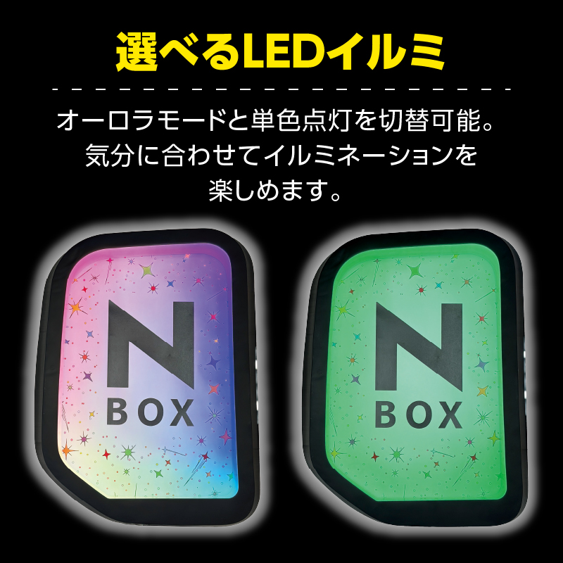 HONDA N-BOX JF5/JF6対応 リアクォーターウインドウ LEDイルミネーションランプキット