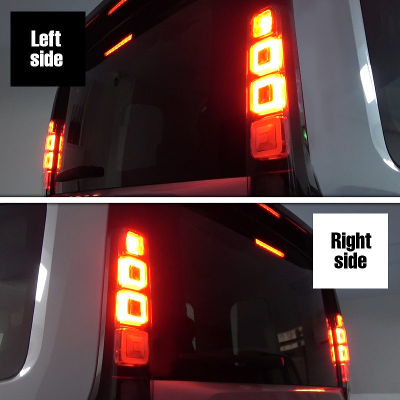 三菱 デリカミニ  BA1A BA2A BA5A BA6A  全グレード対応 ブレーキランプ 全灯化 キット_左右の見え方画像