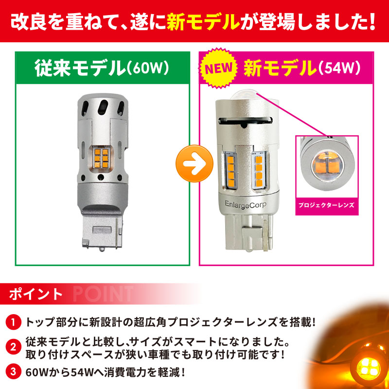 三菱 デリカミニ 対応 LEDウインカーランプ 2個セット