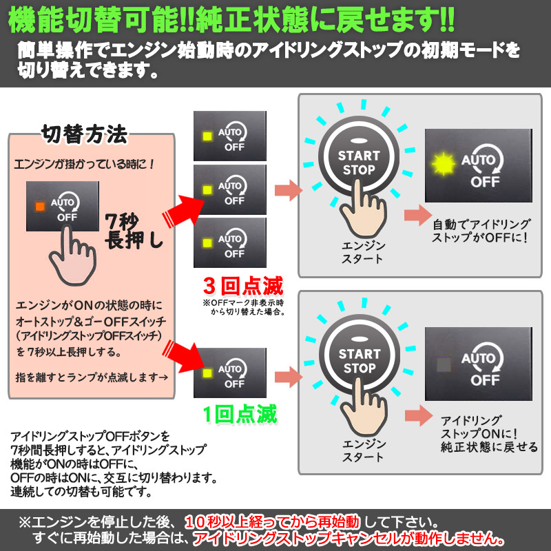 三菱 ekワゴン_対応_アイドリングストップキャンセラー