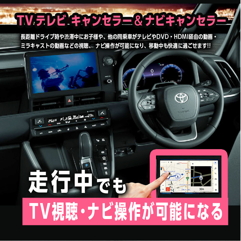 ヴォクシー90系 対応　TVナビキャンセラー｜車速連動オートドアロックキット｜オートブレーキホルドキット｜エンジンかけたままロックができるキット モニター募集画像