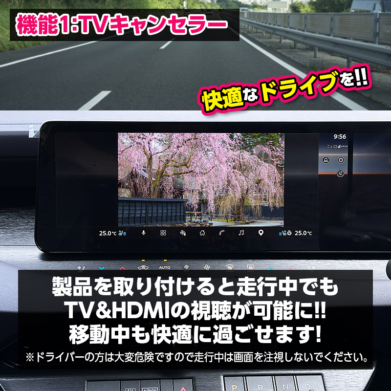 日産 エルグランド E53 対応 テレビキャンセラー ナビキャンセラー