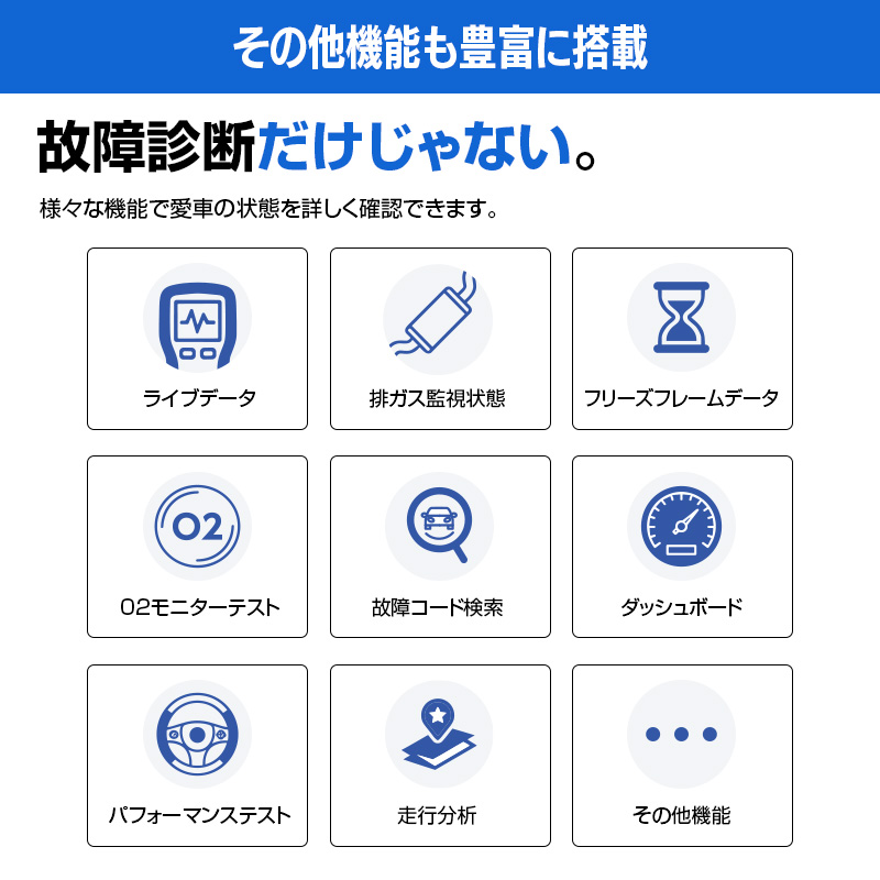 Bluetooth OBD2スキャンツール V900