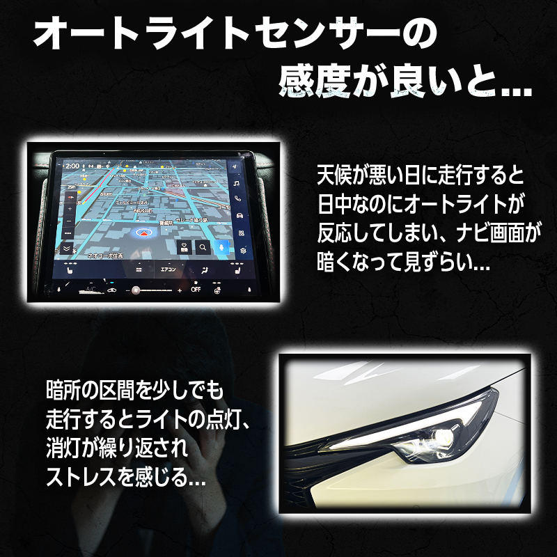 LEXUS レクサス LBX 対応 オートライトセンサーカバー top画像
