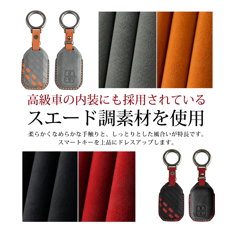 JIMNY ジムニー ジムニーシエラ ジムニーノマド 対応 2ボタン  スマートキーケース_布の説明画像