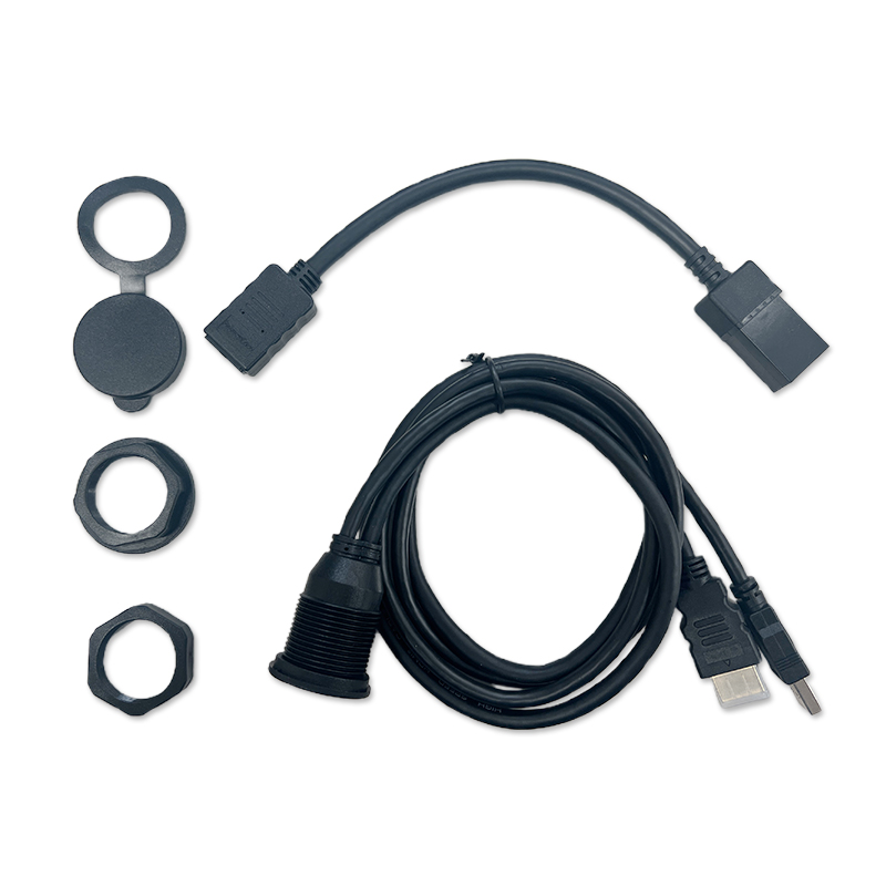 SUZUKI車 汎用 USB + HDMI ケーブルソケットセット_製品画像