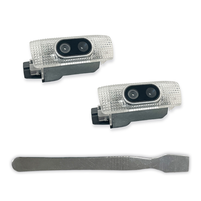 TOYOTA アルファード ヴェルファイア 20系 30系 40系 対応 高輝度 LED カーテシランプ ロゴ プロジェクションライト+ 警告灯ライト 2個セット_製品画像