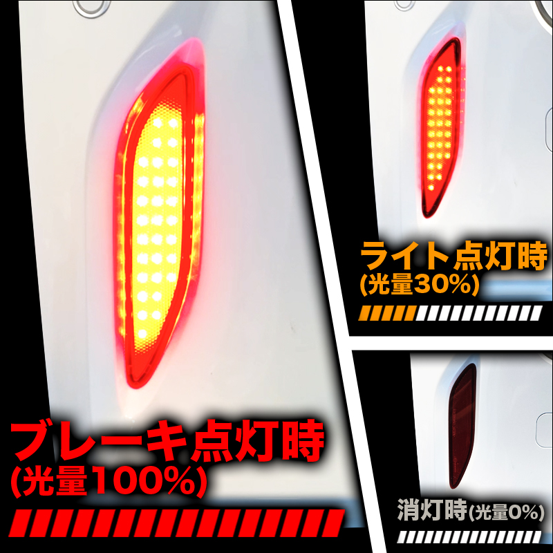 LEDリフレクター点滅キット スズキ　スペーシアカスタム 対応