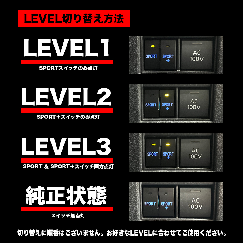 TOYOTA アルファード ヴェルファイア 40系 パワースロットルコントロールキット_レベル切り替え