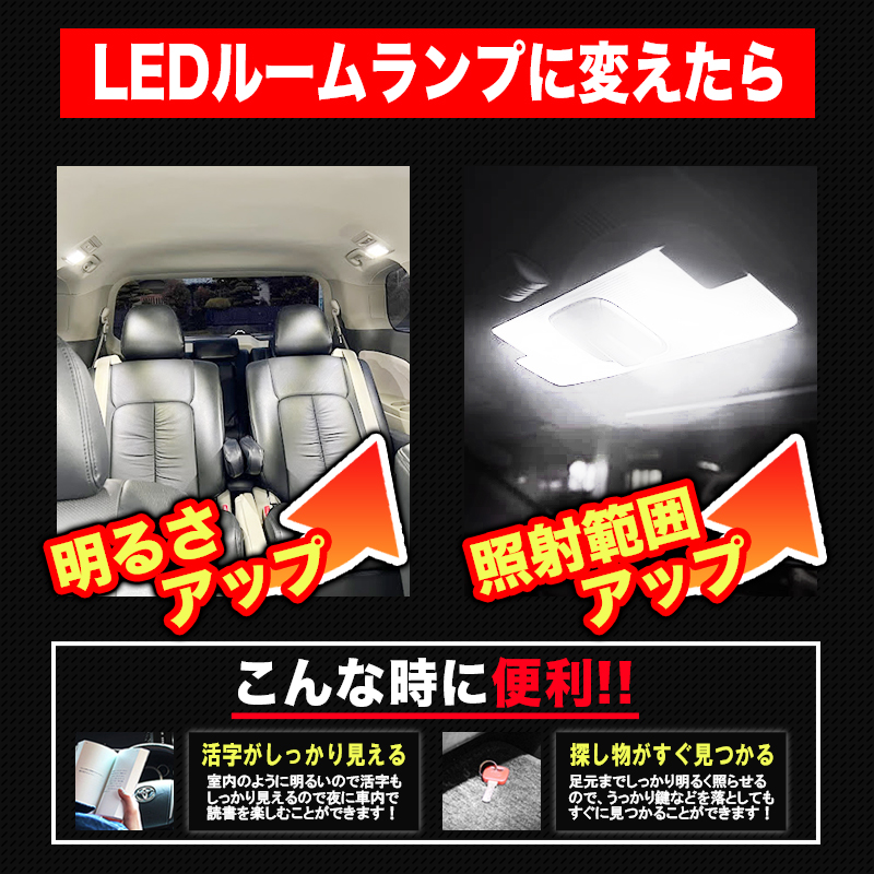 トヨタ エスティマ エスティマハイブリット 20系 50系 LEDルームランプ