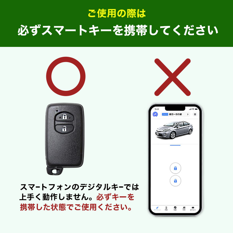 TOYOTA prius プリウス 30系 後期 H23年12月~H27年11月まで 対応 エンジンかけたままロックができるキット_注意説明1画像