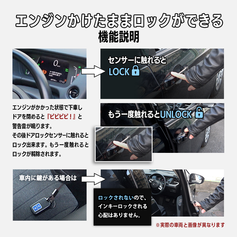 TOYOTA RAV4 AXAN64 対応 エンジンかけたまま ロックができる キット__機能説明画像
