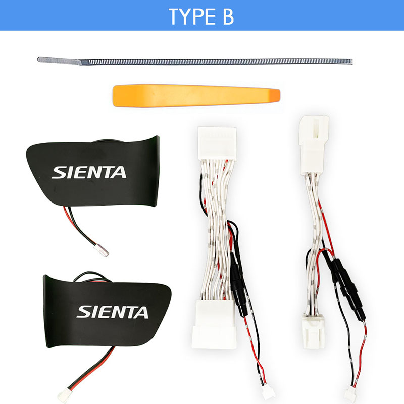 TOYOTA シエンタ 170系 5BA 6AA DBA DAA インナーハンドル LEDイルミネーションライト